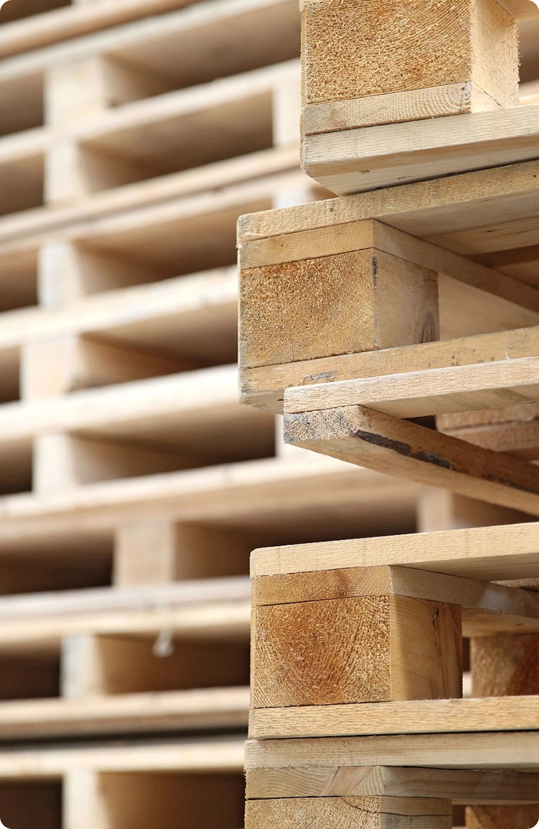 Mewpallets stacked